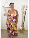 Vestido SIRA violeta.